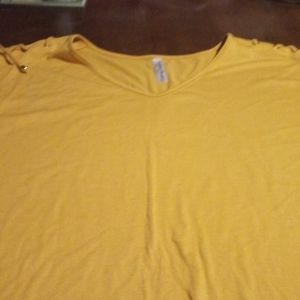 EUC Mustard Color T Size L